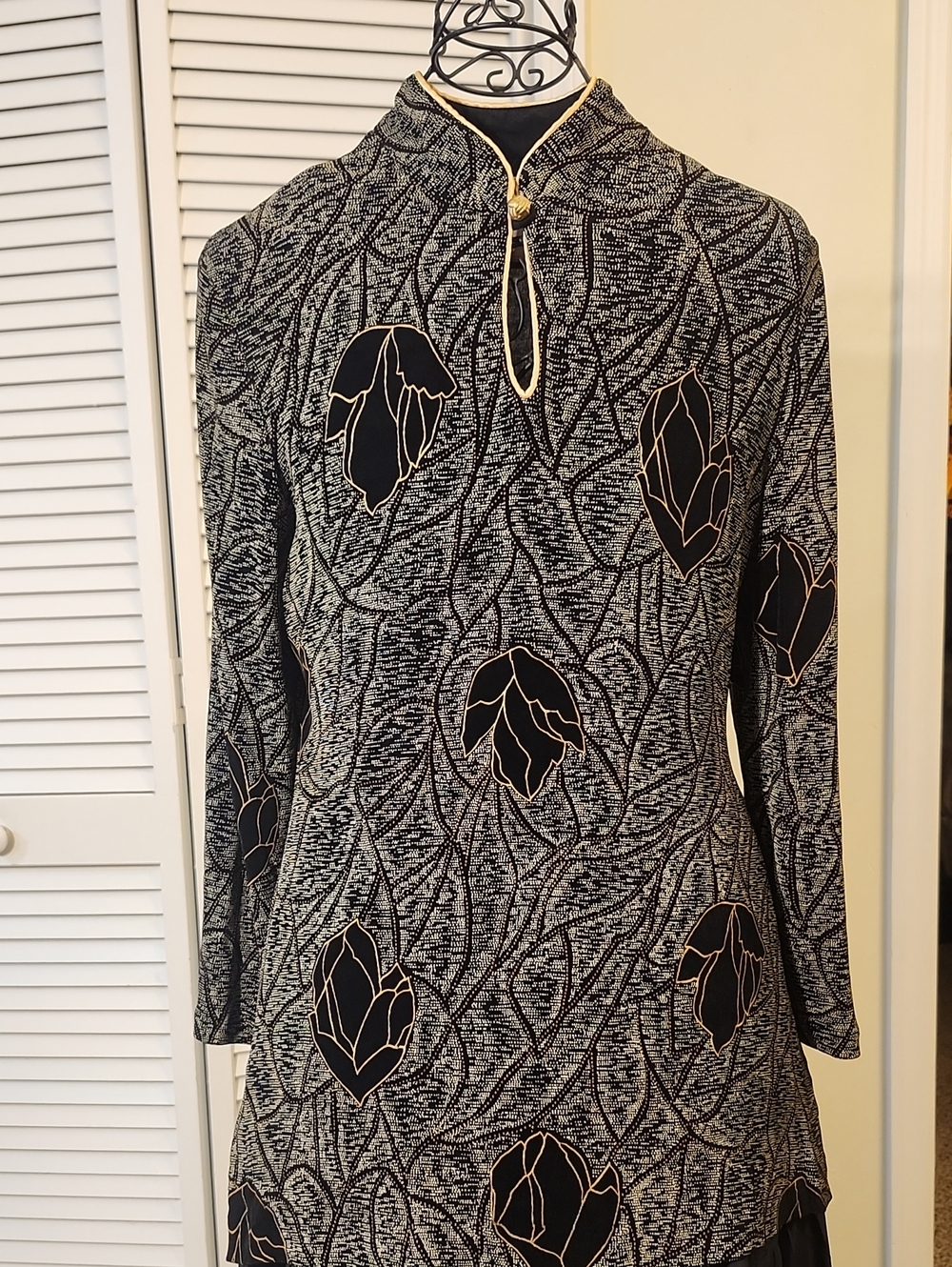 "Cache" Vintage Tunic Top